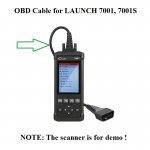 OBD2 Cable Diagnostic Cable for LAUNCH Creader 7001 7001S